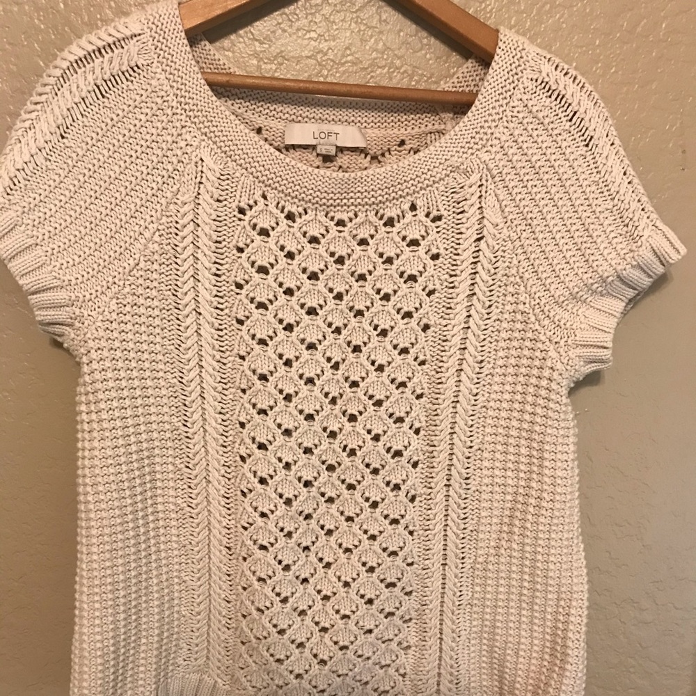 Loft Sweater Short Sleeve